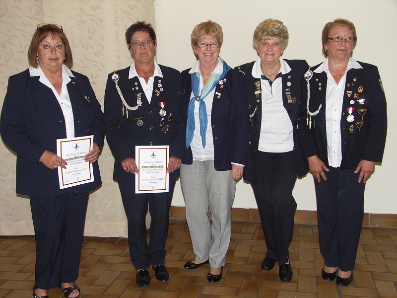 Grndungsmitglieder v.l. U.Reum U.Erdmann 4.v.l. Gisela Bahry